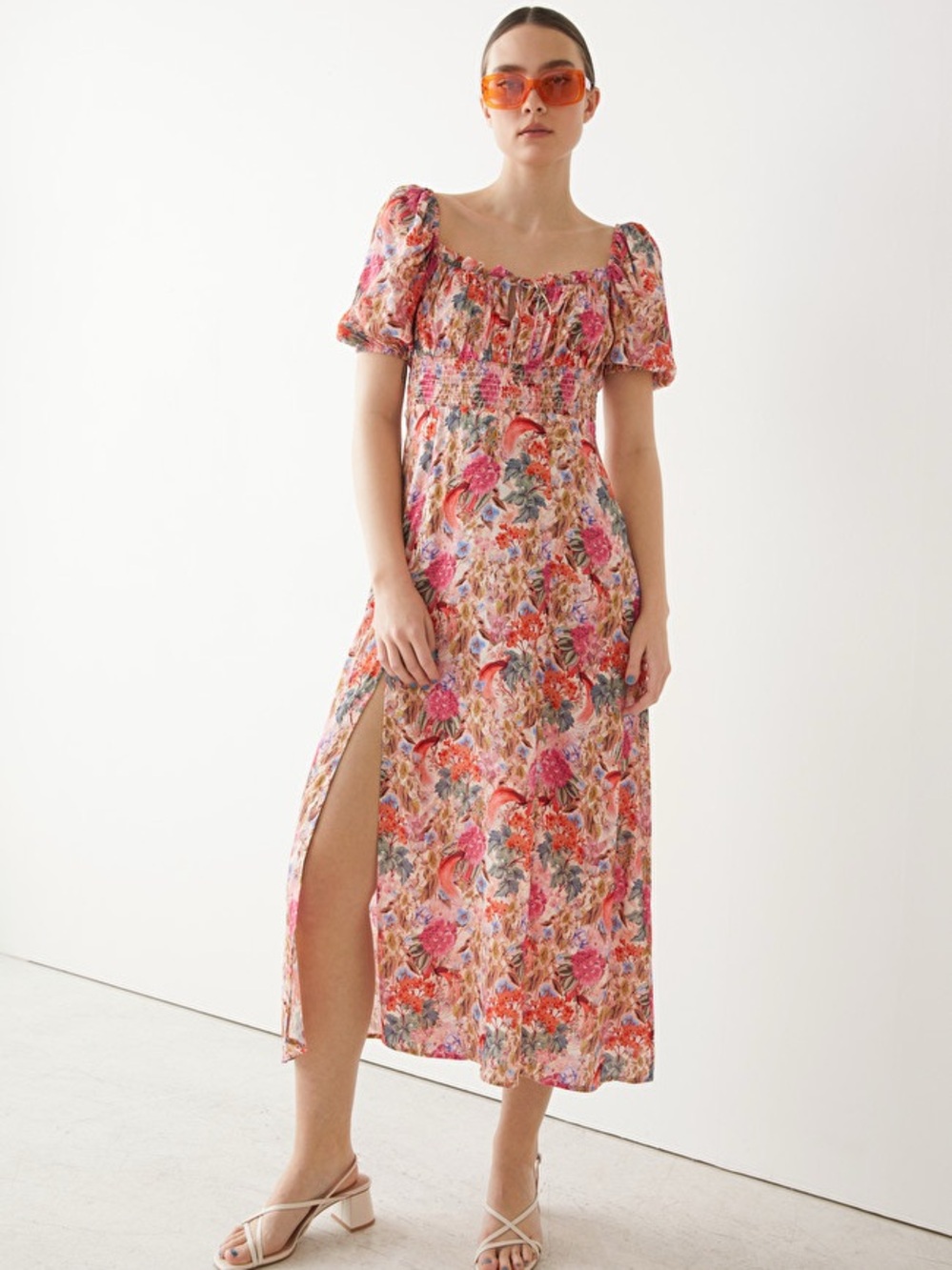 & OTHER STORIES Floral Maxi Dress